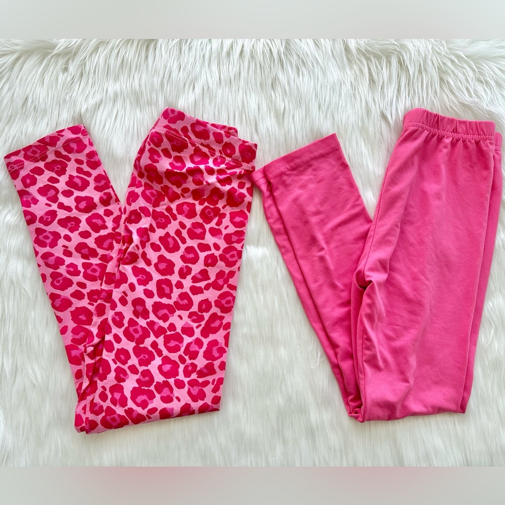 PINK LEOPARD LEGGINGS
